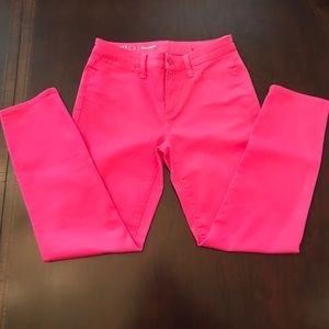 Talbots Slim Ankle Jean in Hot Pink!